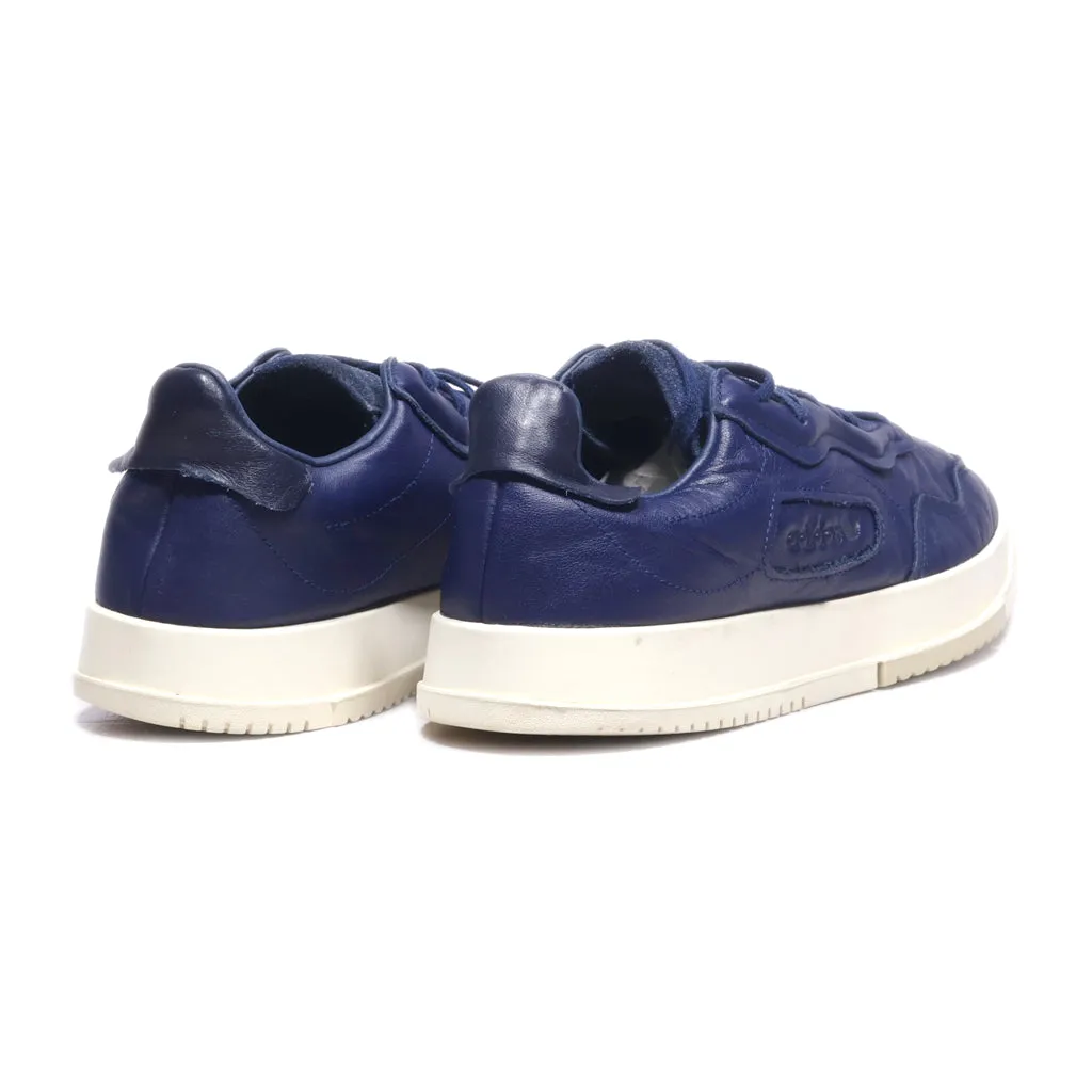 Adidas Casual Lace Ups Pu Leather Blue Colour For Men
