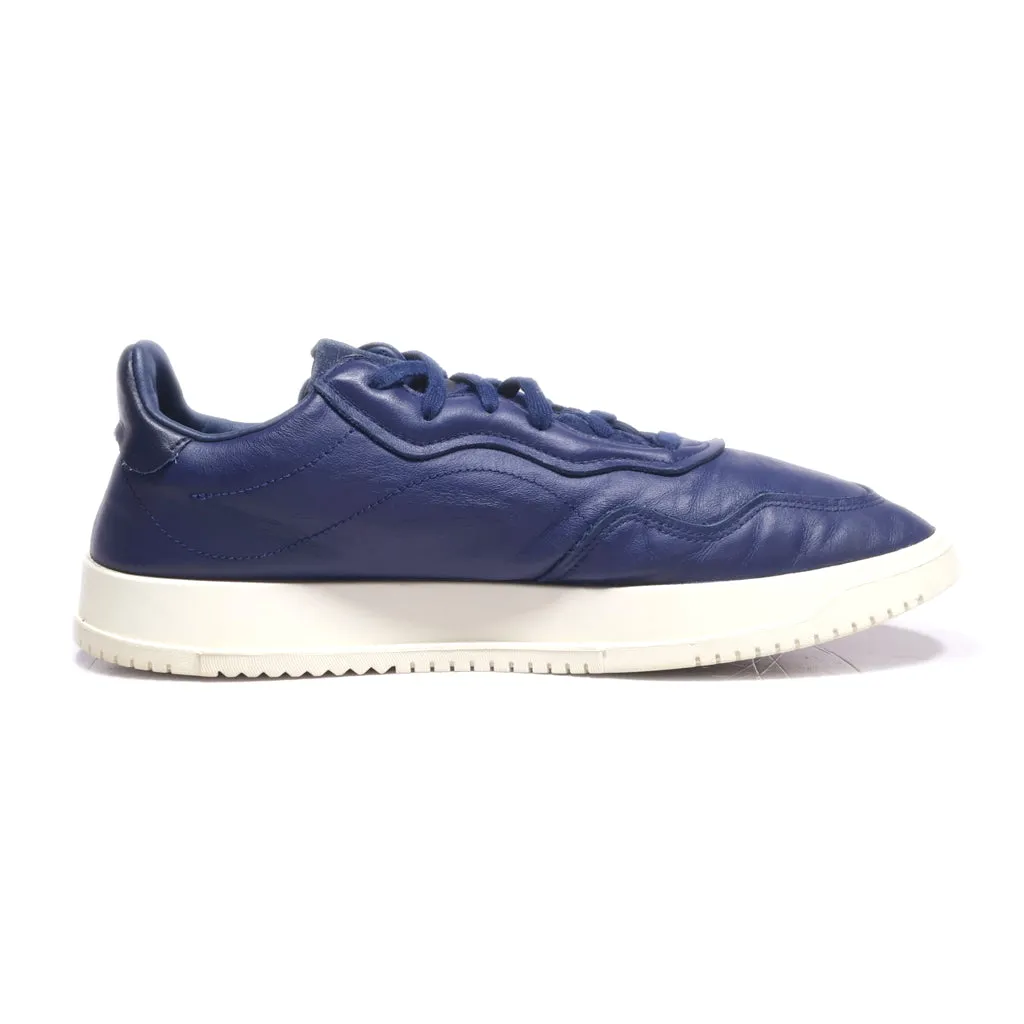 Adidas Casual Lace Ups Pu Leather Blue Colour For Men