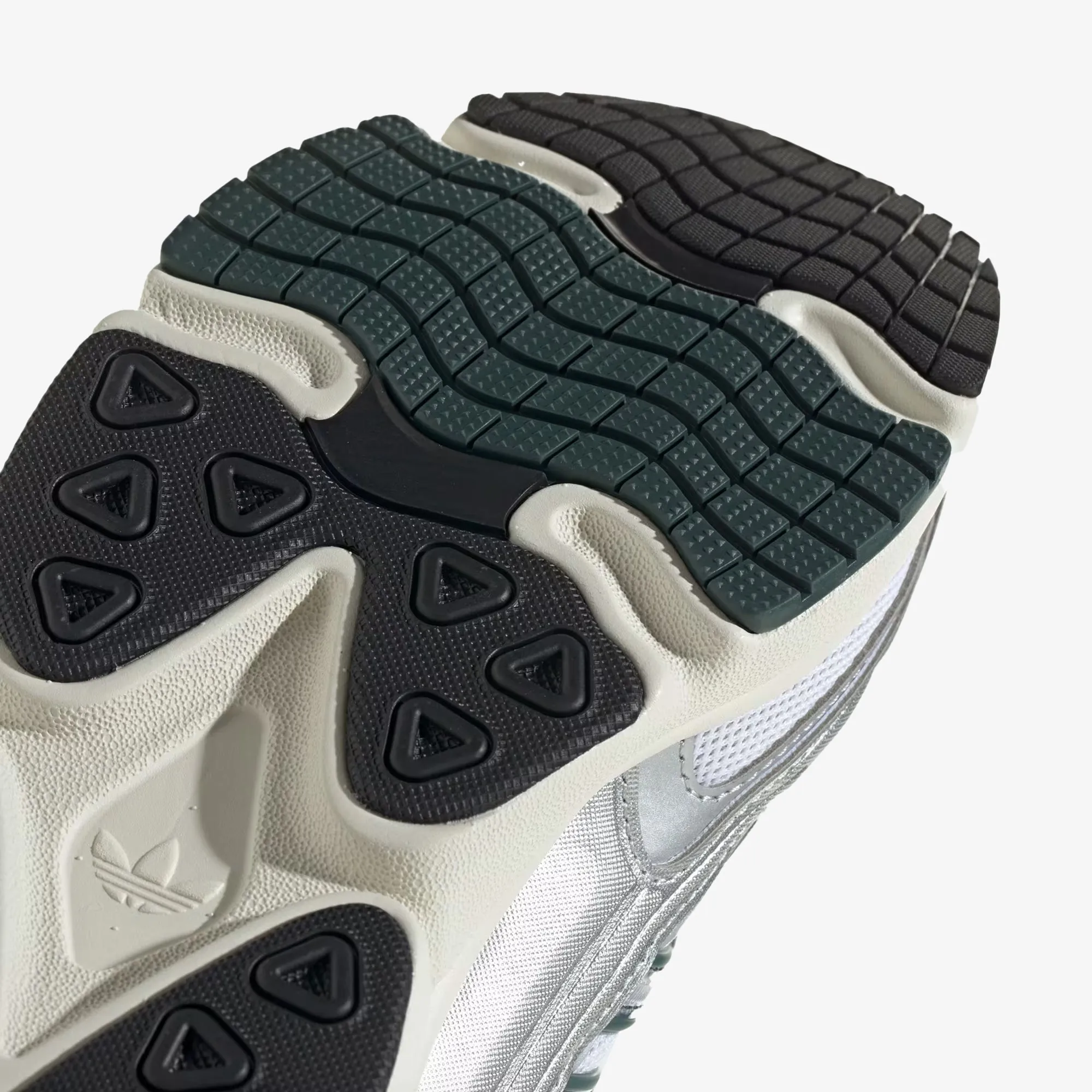 ADIDAS ORIGINALS | WMN'S OZMILLEN { SILVER/GREEN/GREY ONE