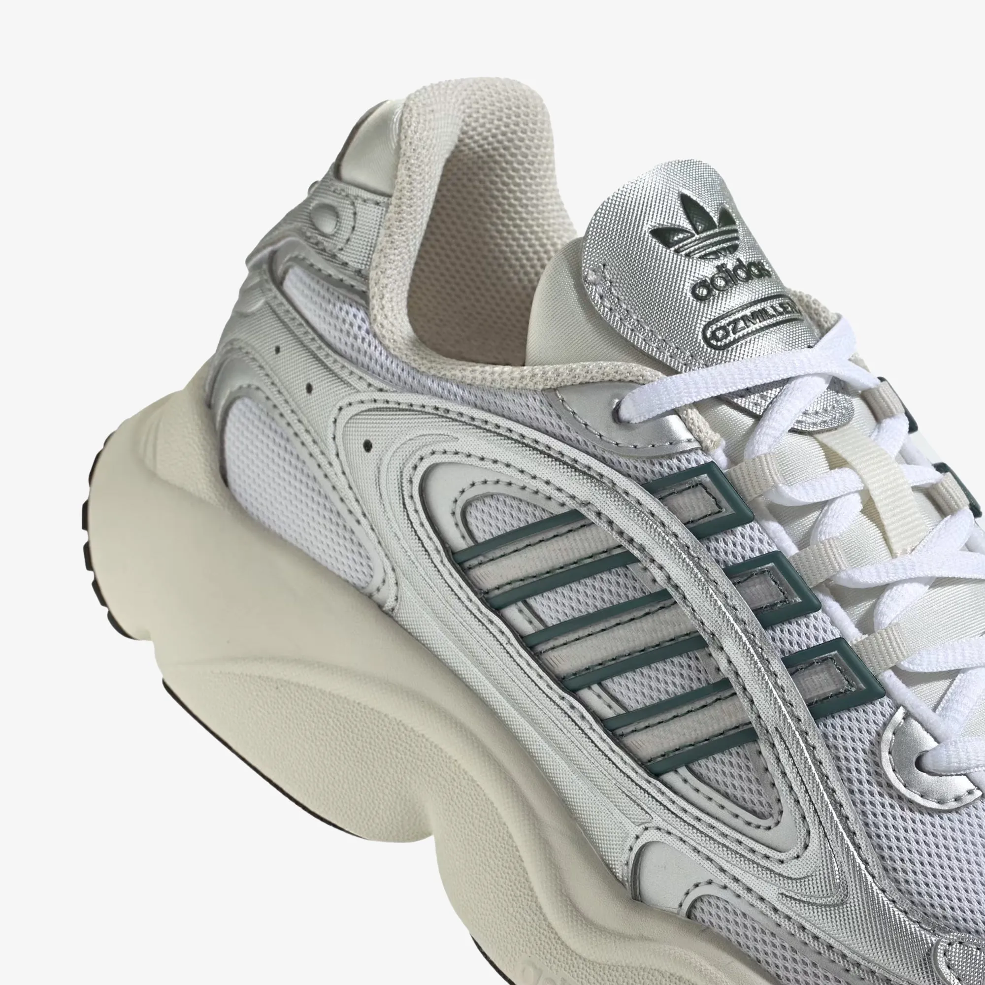 ADIDAS ORIGINALS | WMN'S OZMILLEN { SILVER/GREEN/GREY ONE