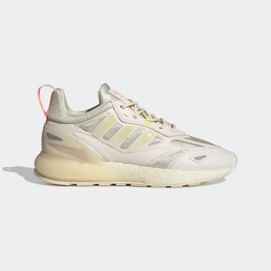 Adidas Zx 2K Boost 2.0 Women Original Shoes Beige/Metallic