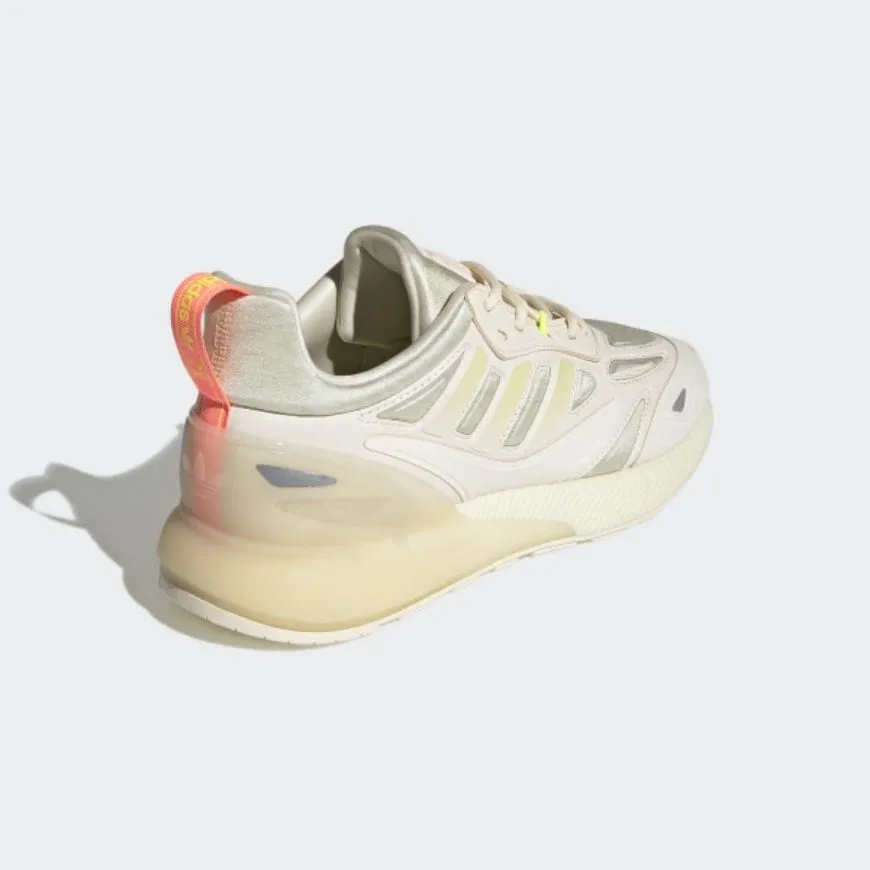 Adidas Zx 2K Boost 2.0 Women Original Shoes Beige/Metallic