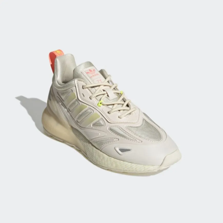 Adidas Zx 2K Boost 2.0 Women Original Shoes Beige/Metallic