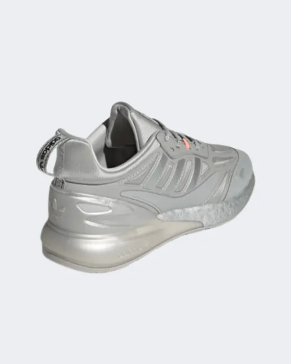 Adidas Zx 2K Boost 2.0 Women Originals Shoes Grey/Metallic Gw8289