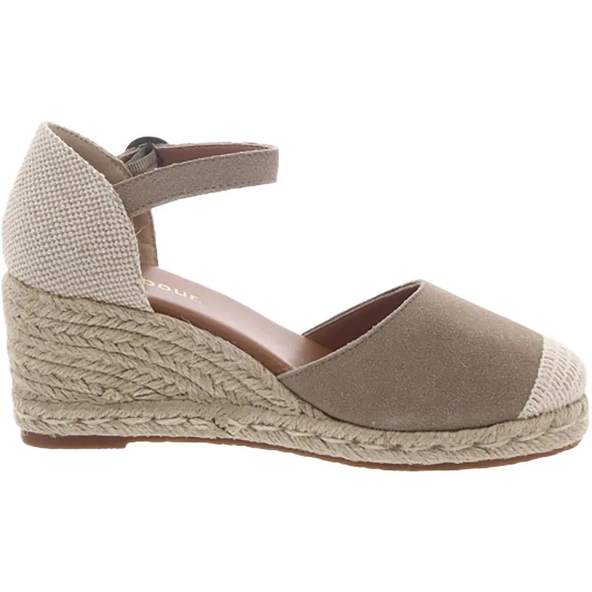 Barbour Womens Frances Suede Ankle Strap Espadrilles