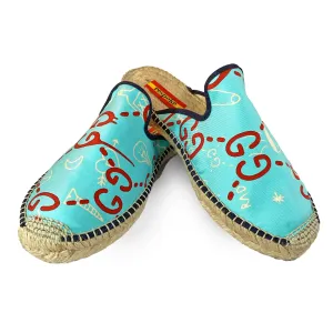 BELEN Turquoise Mule Espadrilles