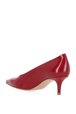 Blood Red Pointed Toe Pumps