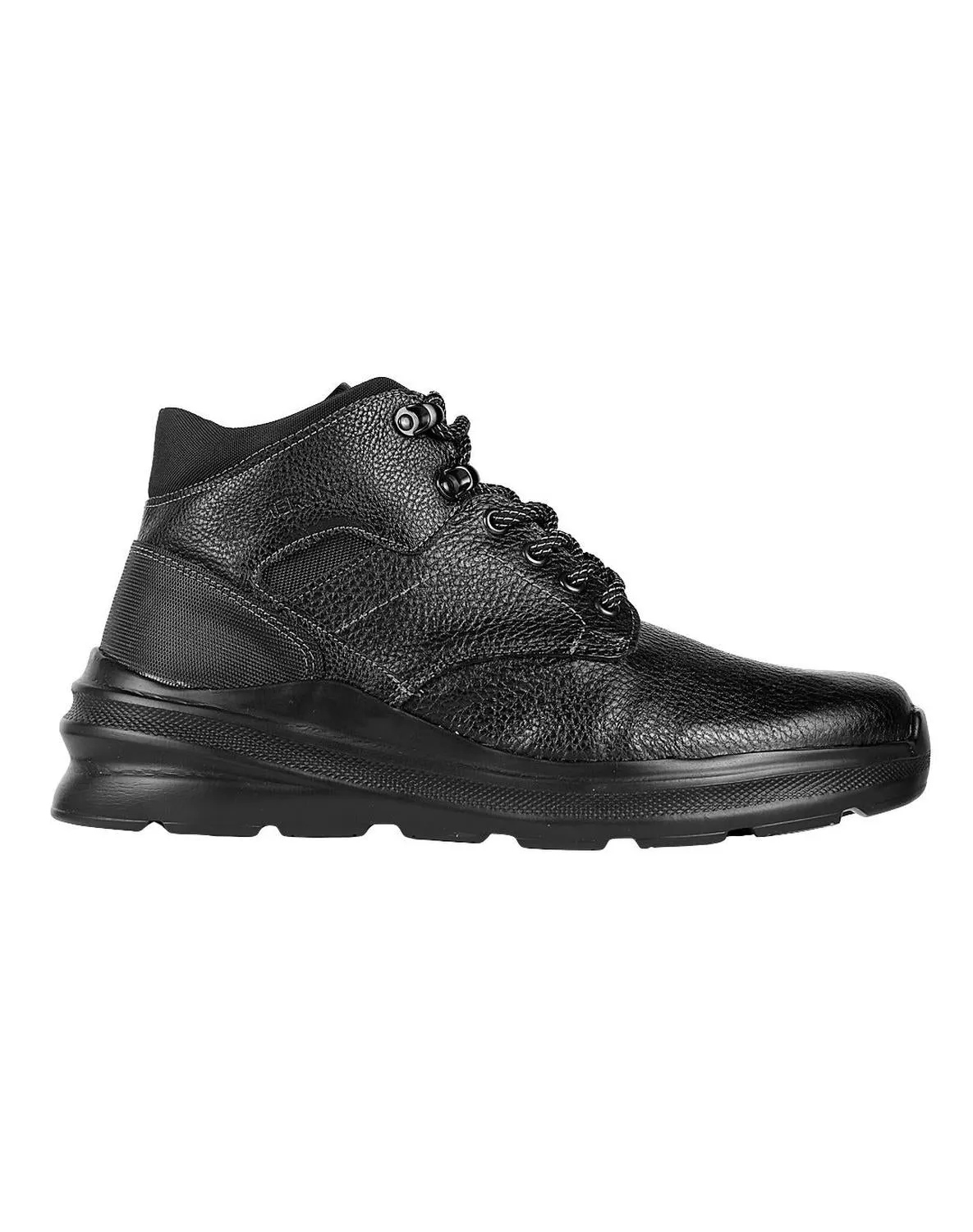 Botin Hombre Casual Negro Piel Merano Shoes 04004109