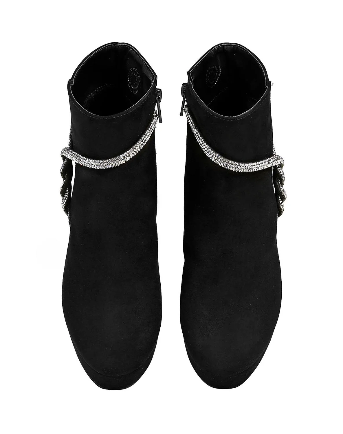 Botín Mujer Casual Tacon Negro Trendy Shoes 24504104