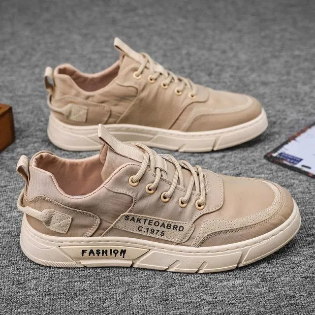 Breathable Canvas Sneakers - Men's Casual Shoes - SCS212