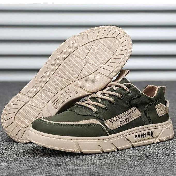 Breathable Canvas Sneakers - Men's Casual Shoes - SCS212