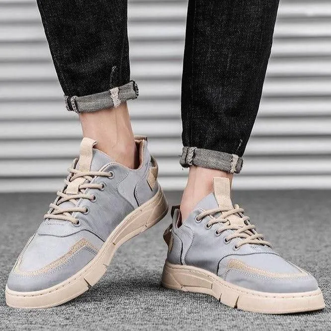Breathable Canvas Sneakers - Men's Casual Shoes - SCS212