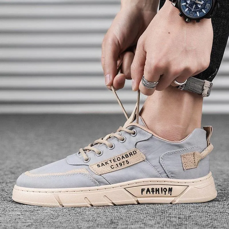 Breathable Canvas Sneakers - Men's Casual Shoes - SCS212
