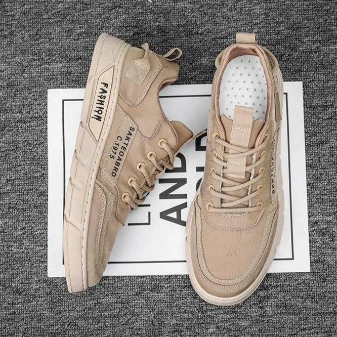 Breathable Canvas Sneakers - Men's Casual Shoes - SCS212