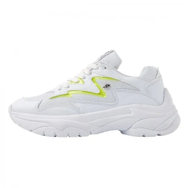 British Knight Galaxy Low-Top  Women Lifestyle Shoes White And Yellow B45-3618-07
