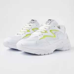 British Knight Galaxy Low-Top  Women Lifestyle Shoes White And Yellow B45-3618-07