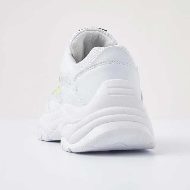 British Knight Galaxy Low-Top  Women Lifestyle Shoes White And Yellow B45-3618-07