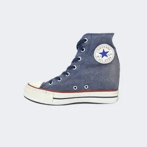 Converse All Star Platform Plus Women Lifestyle Shoes Sparkle Navy