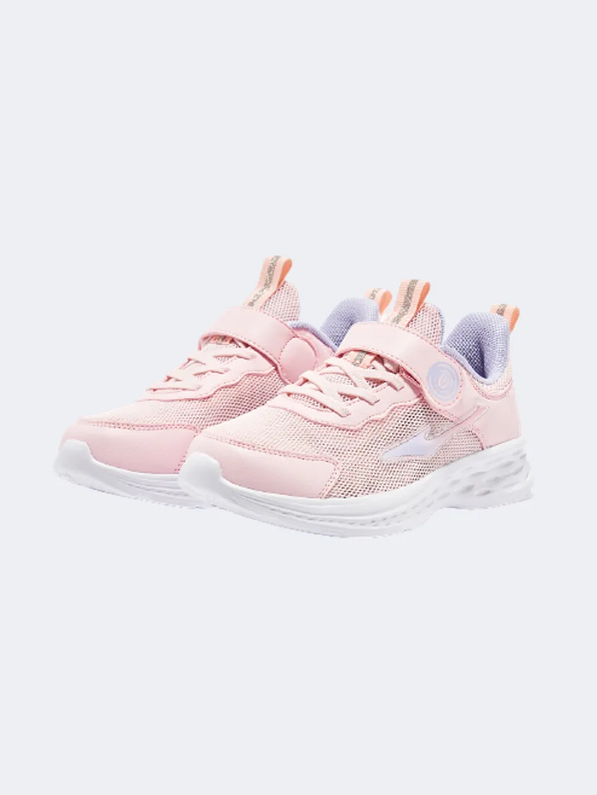 Erke Bounce Kids-Girls Running Shoes Pink