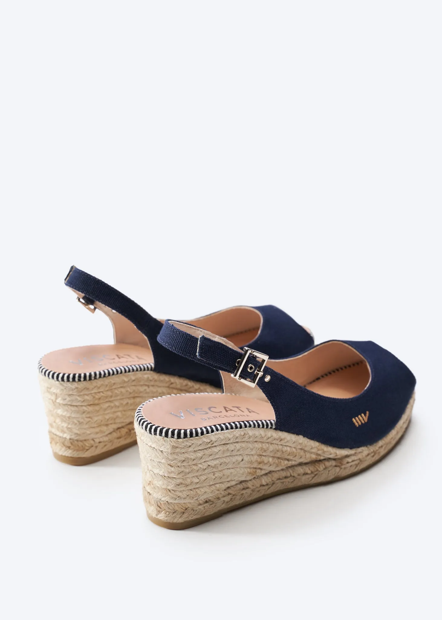 Gavina Canvas Espadrille Sandal Wedges