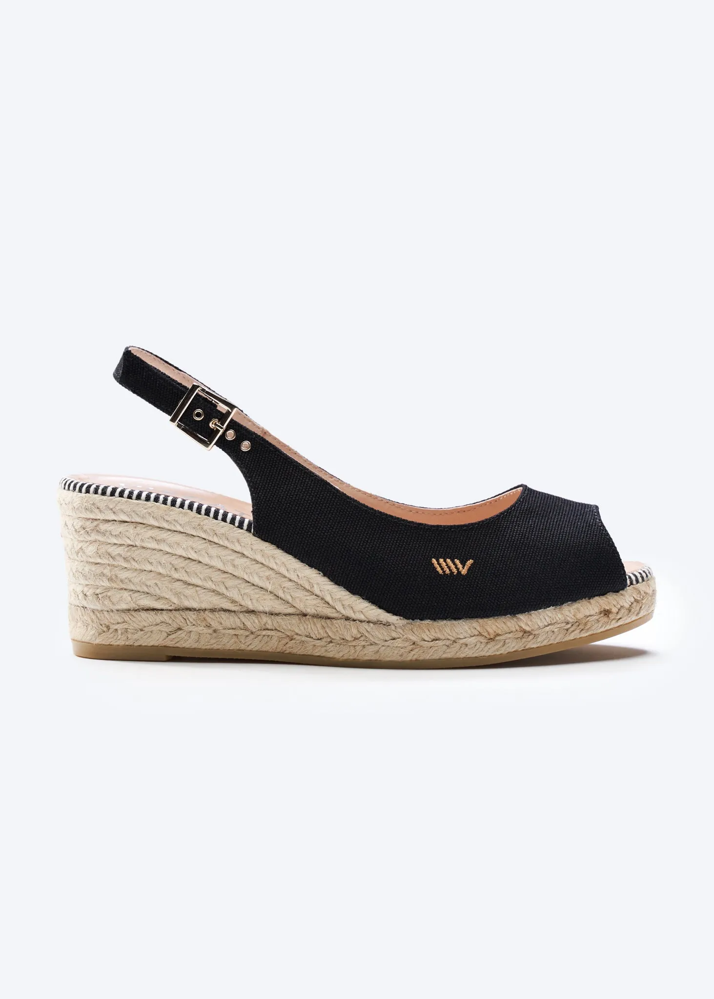 Gavina Canvas Espadrille Sandal Wedges