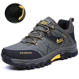 Herren Wasserdichte Leder Turnschuhe Super Warm Outdoor Wanderschuhe Arbeitsschuhe Winter Schneeschuhe