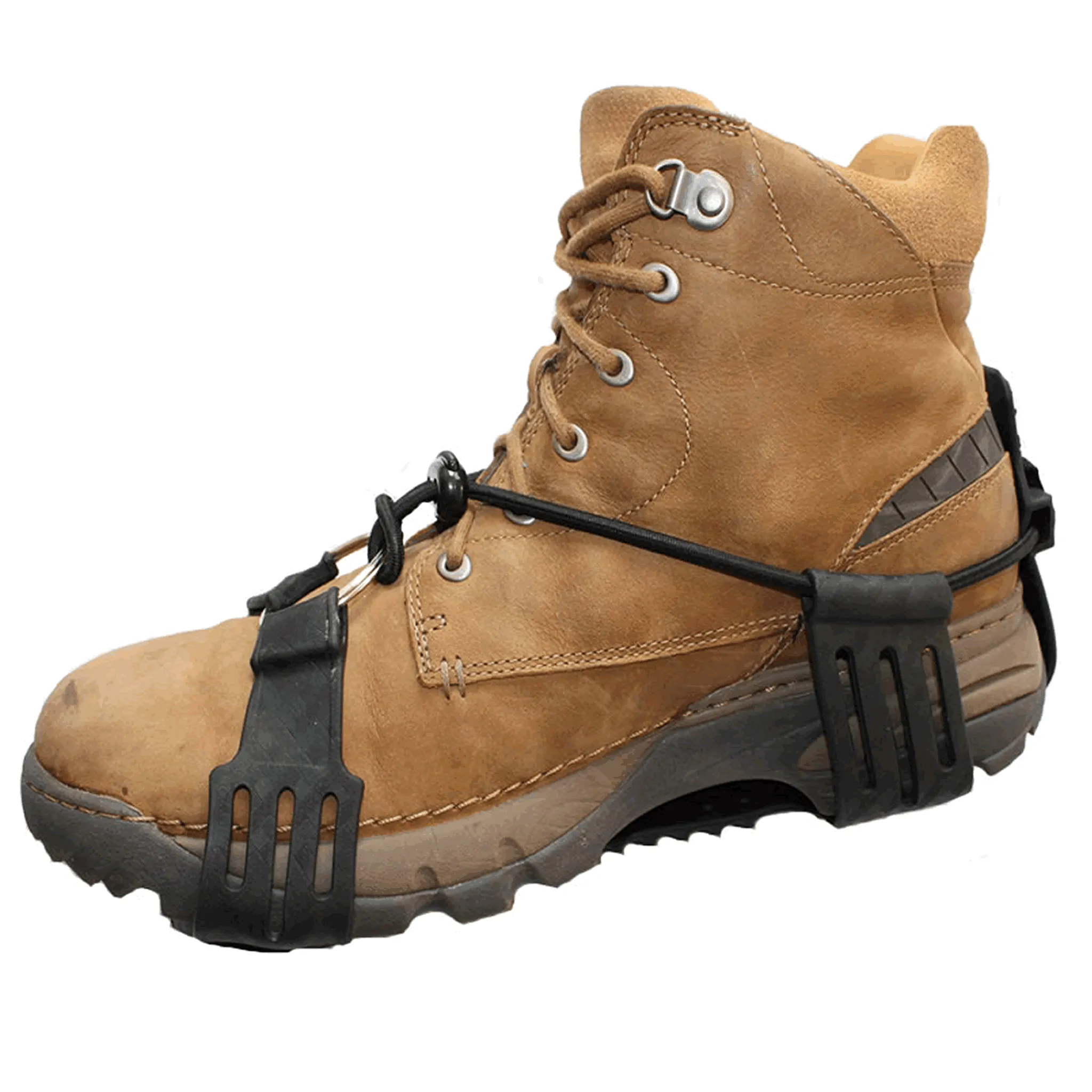 ICEGRIPPER Adjustable 10 Stud Ice Grip for Boots and Shoes, M, 37-42