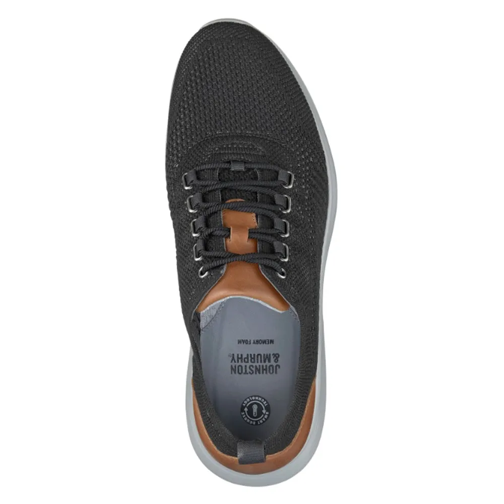 JOHNSTON& MURPHY AMHERST KNIT BLACK - MENS