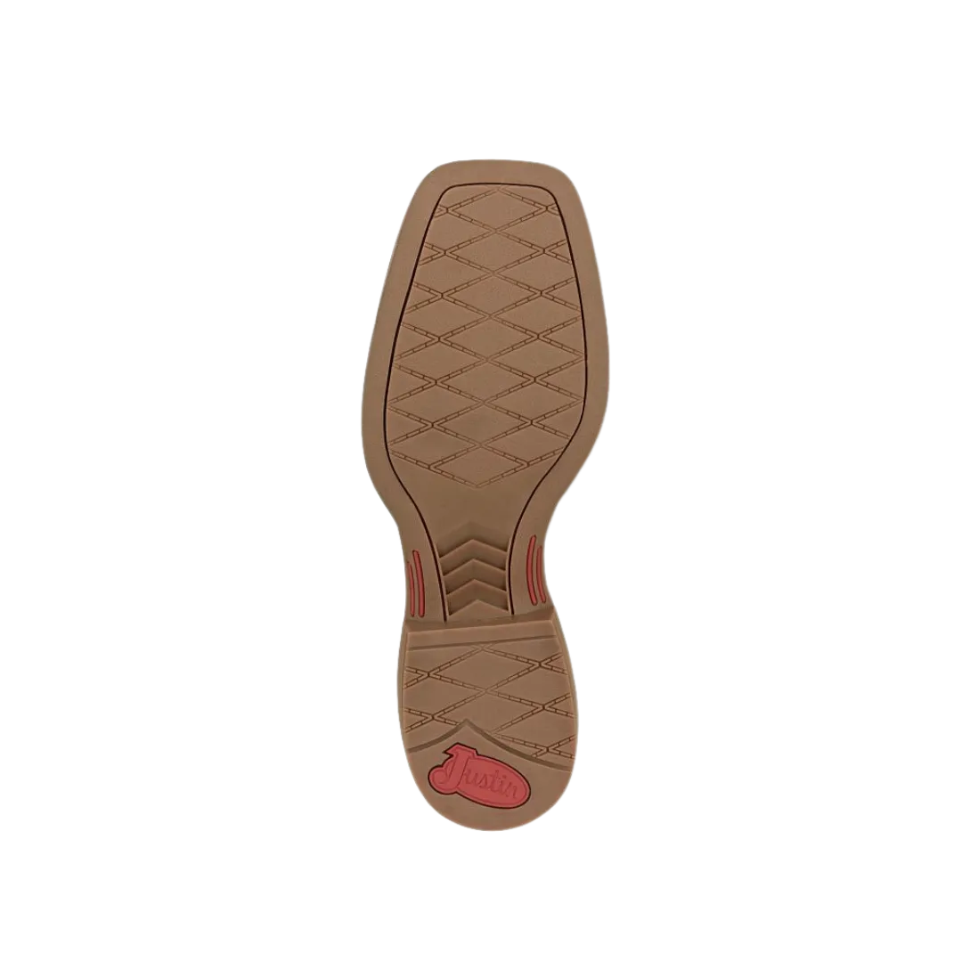 Justin Men's Cognac Canter Broad Square Boots