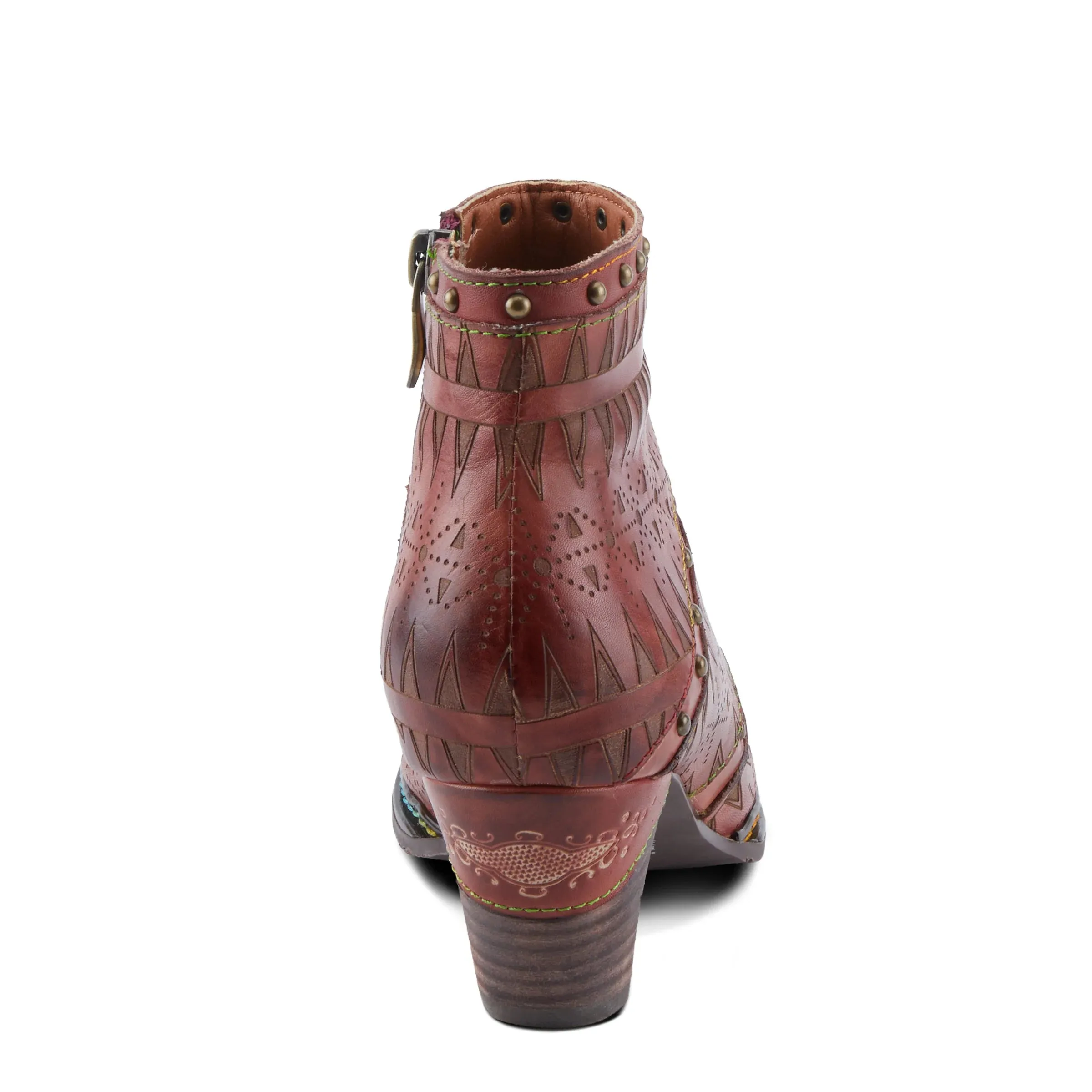 L'ARTISTE Niobe Boots by SpringStep in Rust Multi