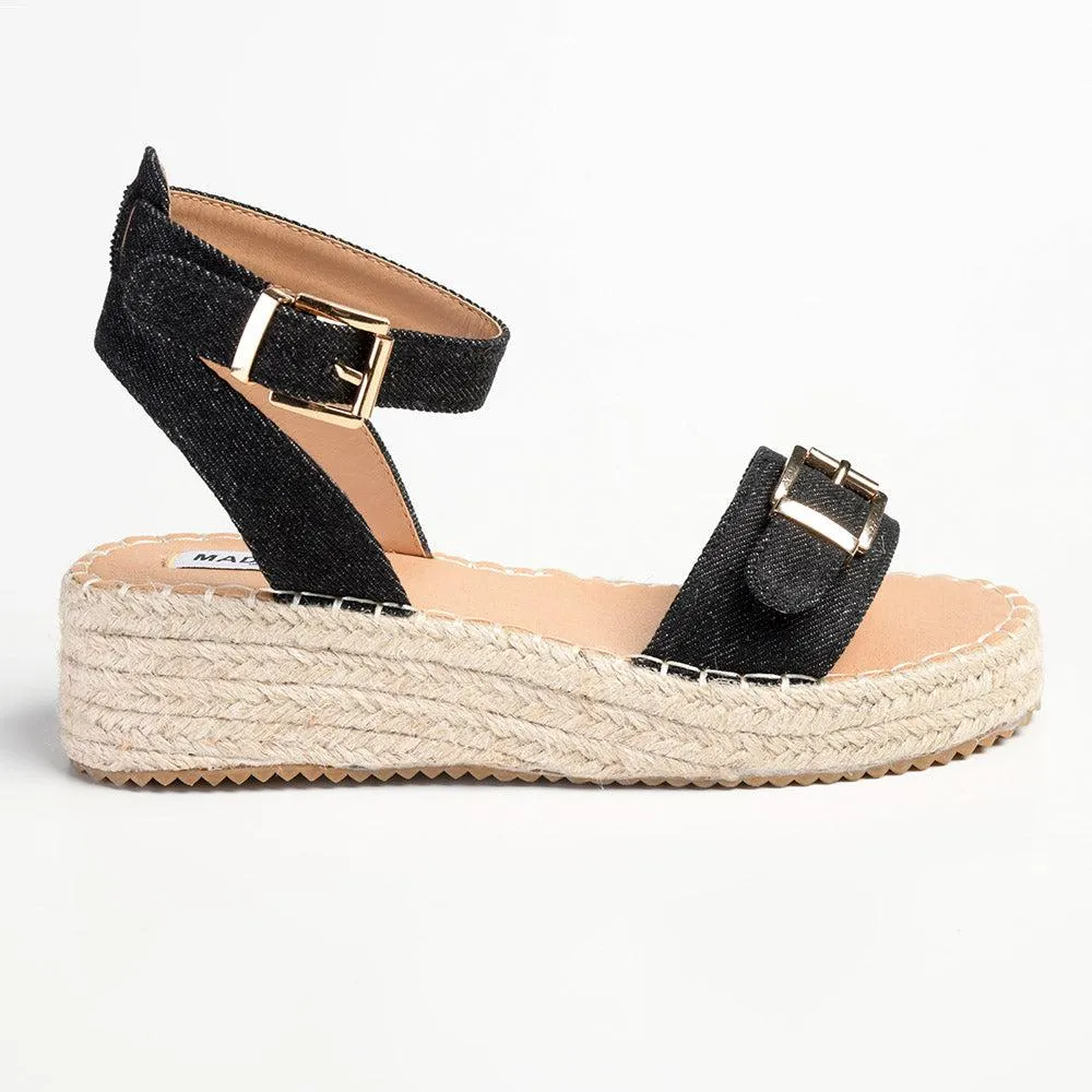 Madison Lettie Fashion Comfort Sandals - Black