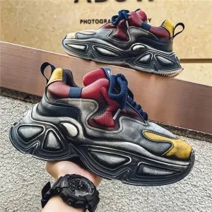 Men's Casual Shoes - Comfortable Chunky Sports Sneakers - TSS390