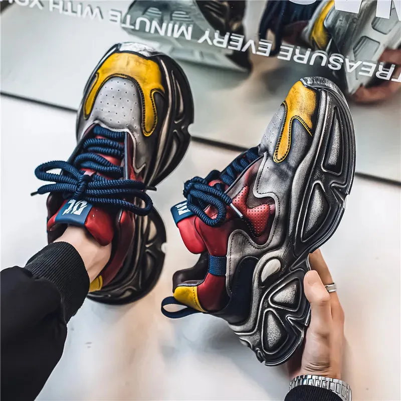 Men's Casual Shoes - Comfortable Chunky Sports Sneakers - TSS390
