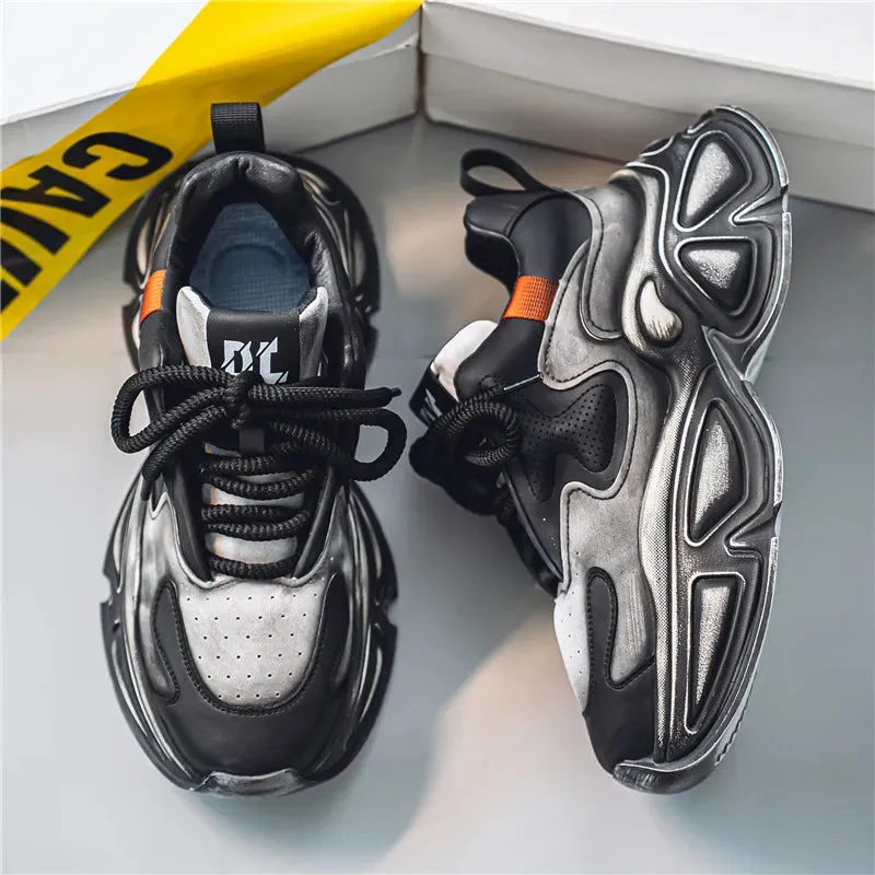 Men's Casual Shoes - Comfortable Chunky Sports Sneakers - TSS390