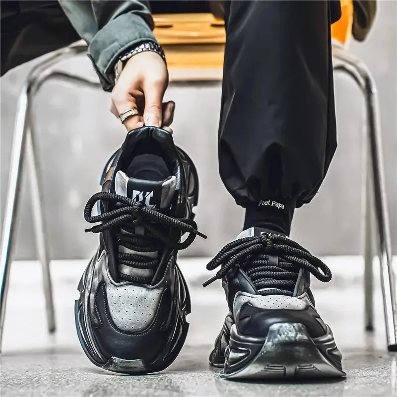 Men's Casual Shoes - Comfortable Chunky Sports Sneakers - TSS390