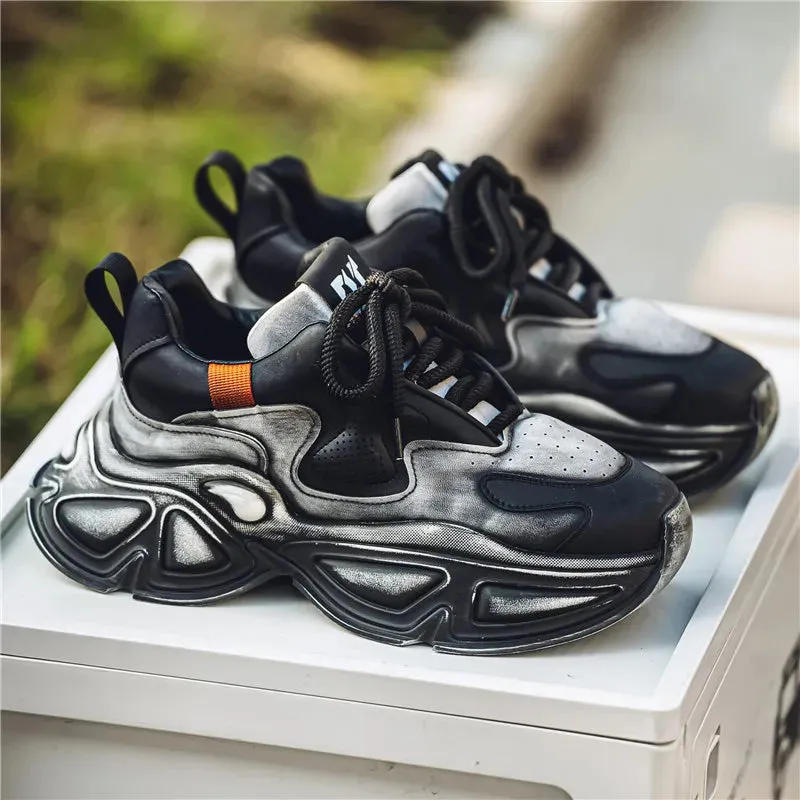 Men's Casual Shoes - Comfortable Chunky Sports Sneakers - TSS390
