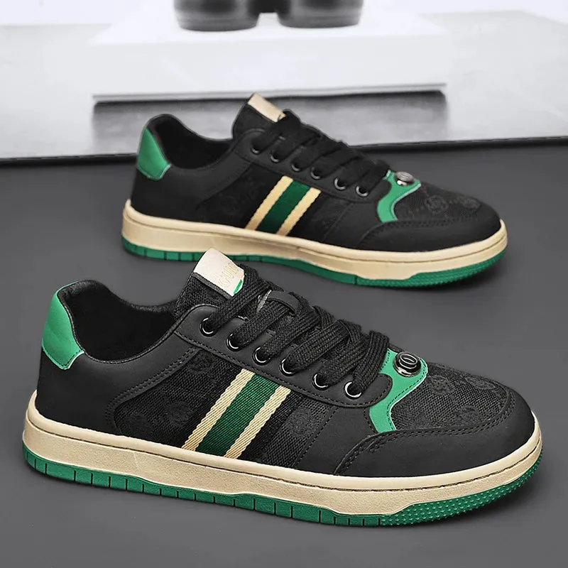 Men's Casual Shoes - Lightweight, Canvas, Flat Sneakers - TSS359