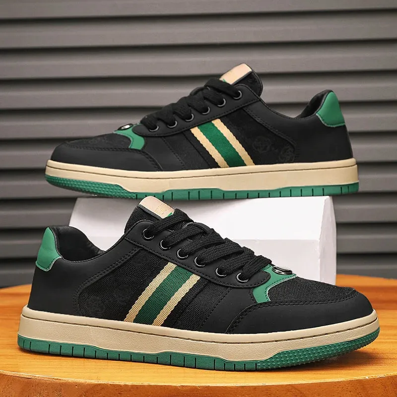 Men's Casual Shoes - Lightweight, Canvas, Flat Sneakers - TSS359