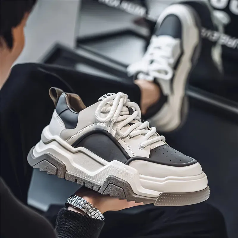 Men's Casual Shoes - Skateboard Sports Sneakers, Comfortable Design - TSS379