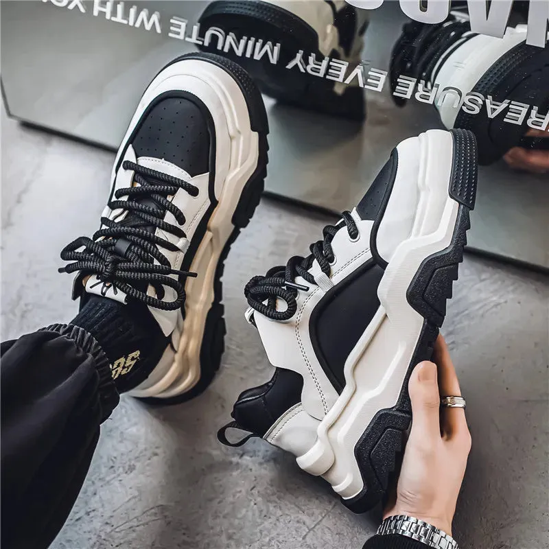 Men's Casual Shoes - Skateboard Sports Sneakers, Comfortable Design - TSS379