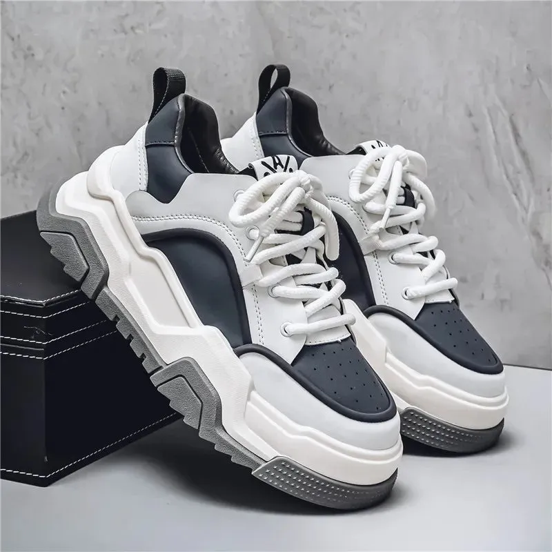 Men's Casual Shoes - Skateboard Sports Sneakers, Comfortable Design - TSS379
