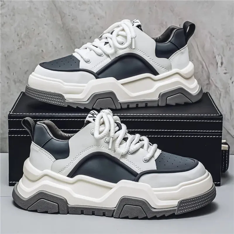 Men's Casual Shoes - Skateboard Sports Sneakers, Comfortable Design - TSS379