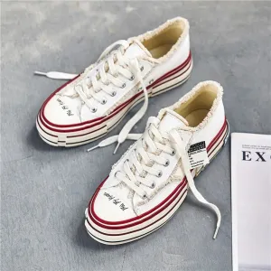 Men's Casual Shoes - Vulcanized Canvas Sneakers - TSS356
