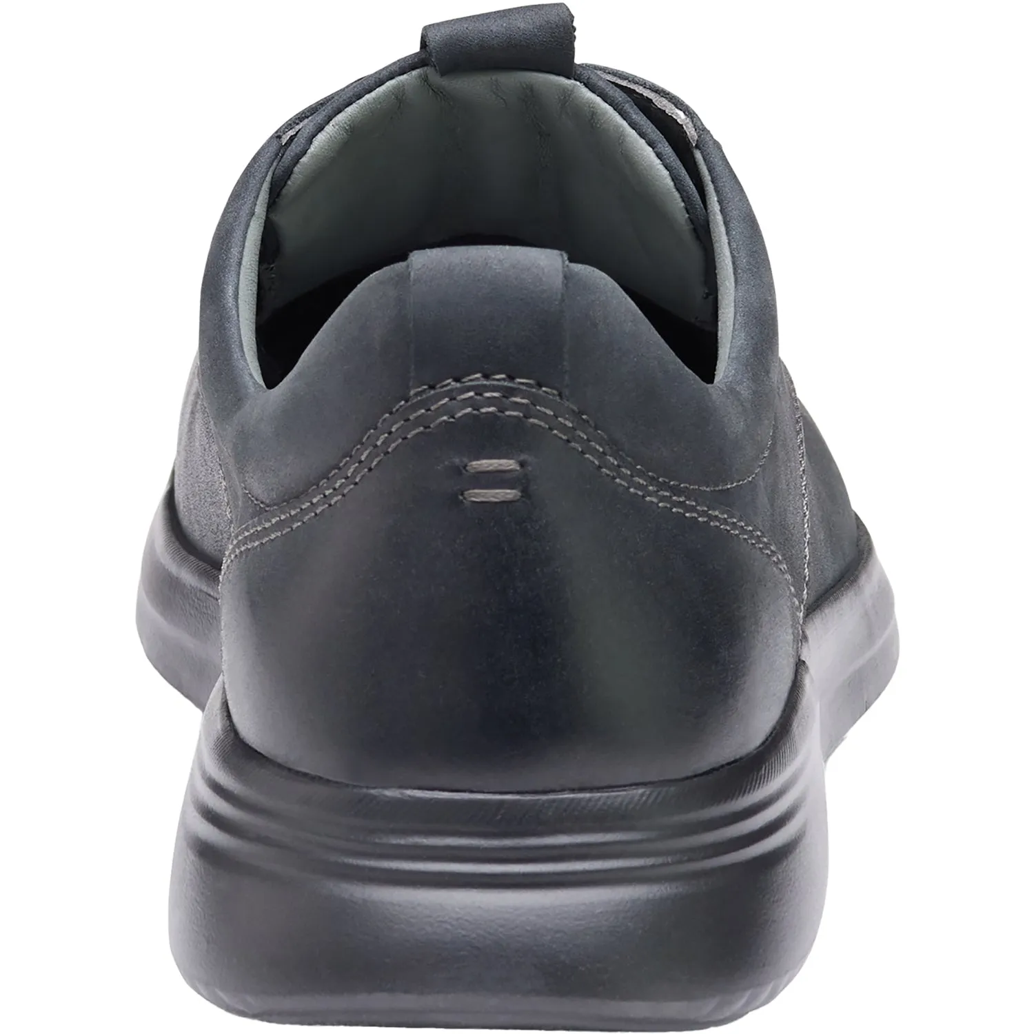 Men's Johnston & Murphy Amherst Plain Toe Black Oiled Leather
