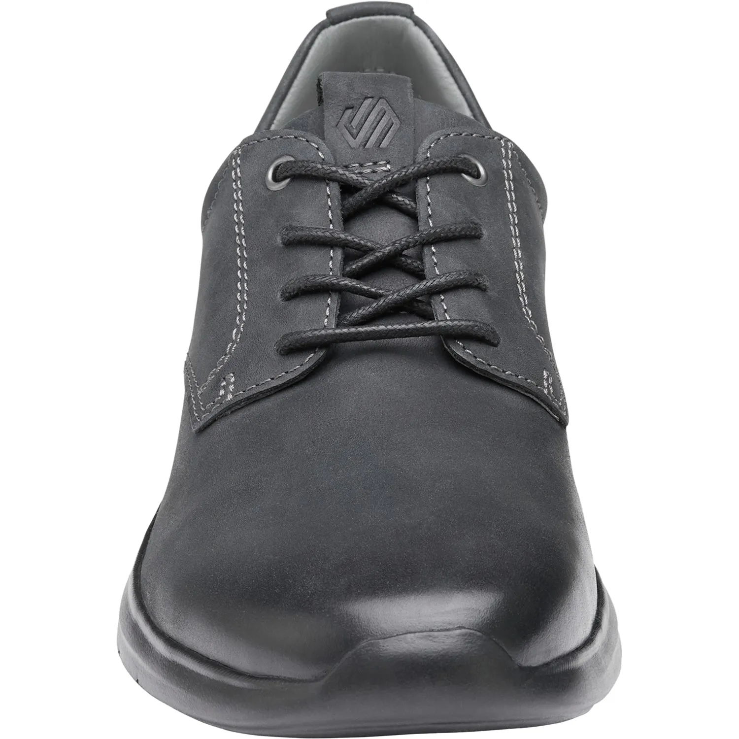 Men's Johnston & Murphy Amherst Plain Toe Black Oiled Leather
