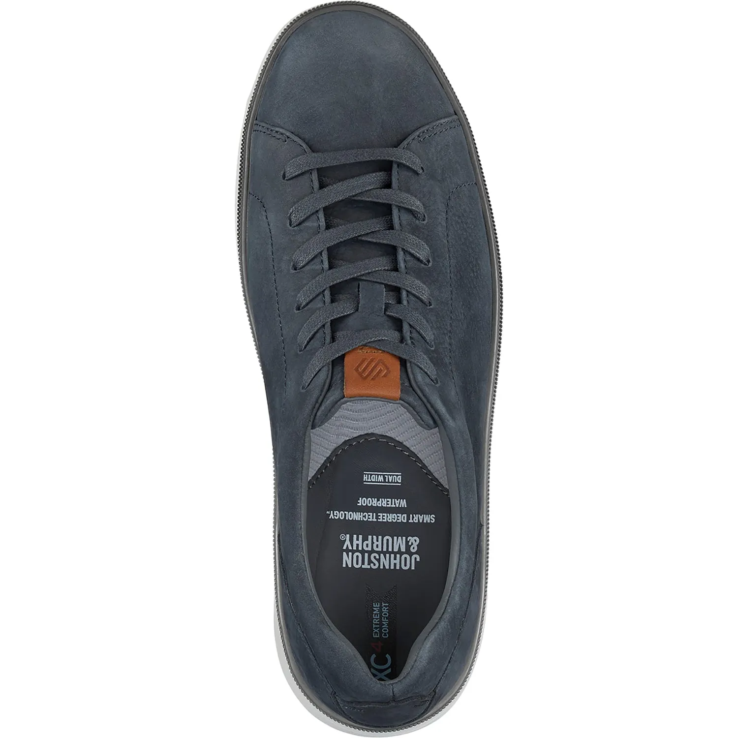 Men's Johnston & Murphy XC4 Foust Lace To Toe Waterproof Navy Nubuck