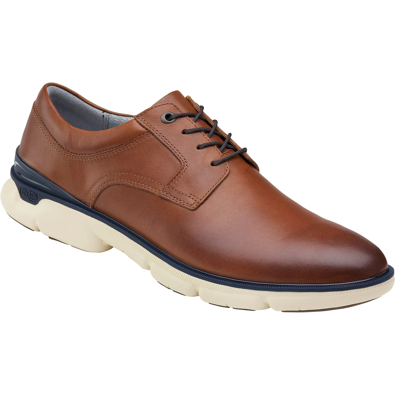 Men's Johnston & Murphy XC4 Tanner Plain Toe Tan Full Grain Leather