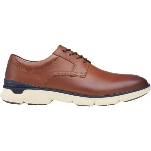 Men's Johnston & Murphy XC4 Tanner Plain Toe Tan Full Grain Leather