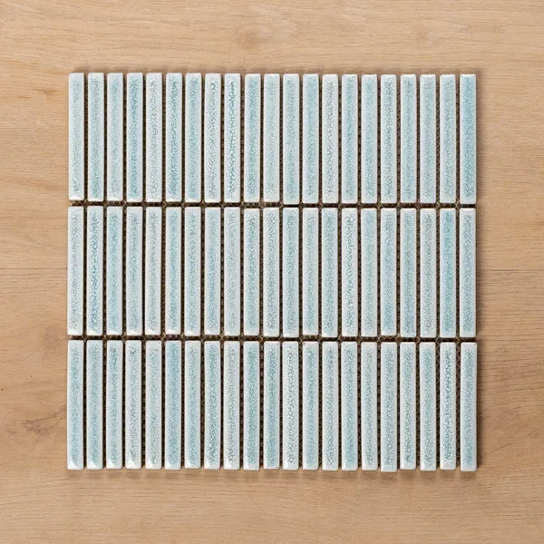 Middleton Mint Kit Kat Porcelain Mosaic Tile 12x92mm