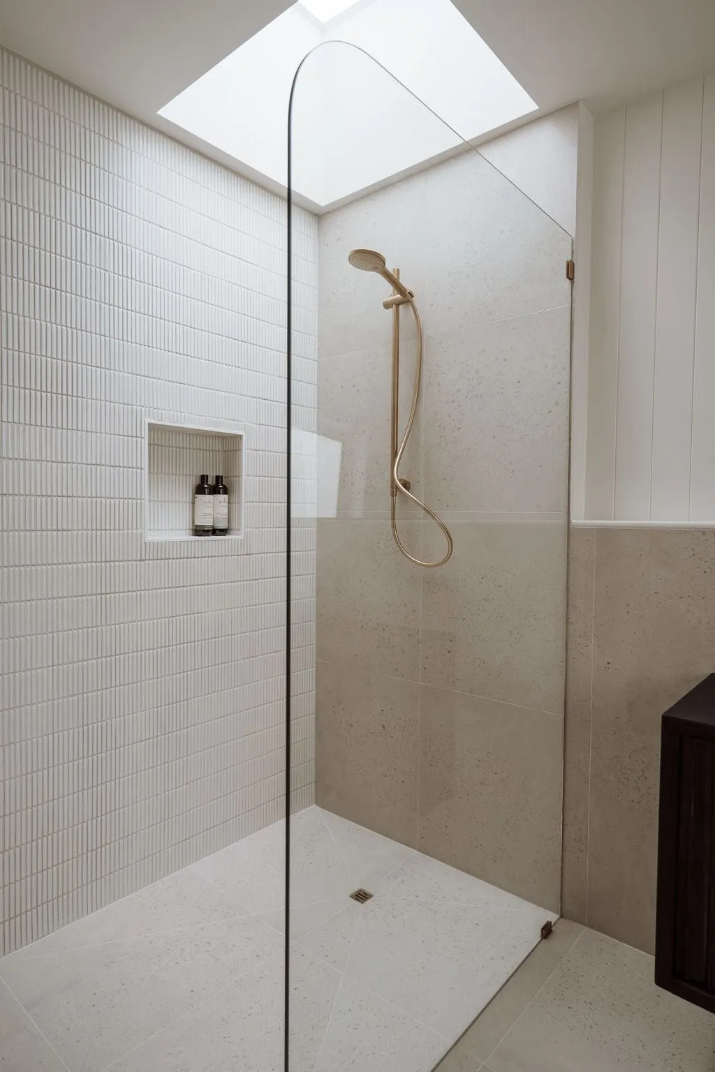Middleton White Chalk Kit Kat Porcelain Mosaic Tile 12x92mm